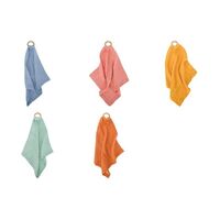 Annabel Trends Muslin Security Blanket Various Colours With Teether Ring