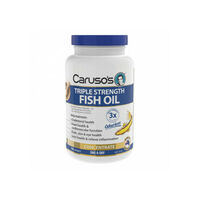 Caruso's Triple Strength Fish Oil 150 Capsules Support Cardiovascular Health