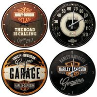 Boyle Nostalgic-Art Wall Clock Harley-Davidson 30cm Retro Print Design