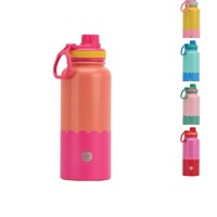 Annabel Trends Watermate Drink Bottle - Stainless Steel - Wave - 1L