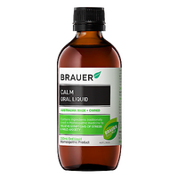 Brauer Calm Oral Liquid 200ml Relieve Symptops of Stress and Mild Anxiety