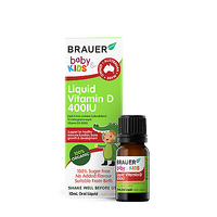 Brauer Baby & Kids Liquid Vitamin D 400IU 10ml Support Healthy Bone Growth