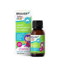 Brauer Baby & Kids Liquid Multivitamin For Infants 45ml Support Growth