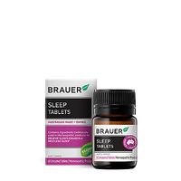 Brauer Sleep 60 Tablets Relieve Sleeplessness and Restless Sleep