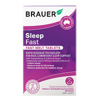 Brauer Natural Medicine Sleep Fast Melt 60 Tablets