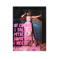 Leni Acrylic Block Art talk to myself need expert advice 15x20x3cm