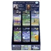 Platypuzz Famous Artists 108pcs Kit with 18 sets and Display Stand
