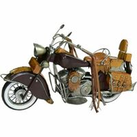 Boyle Motorbike With Leatherette Handles Handmade Handpainted Metal Ornament