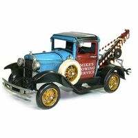Boyle Old Ford Tow Truck 41cm Handmade Handpainted Metal Ornament Model Figurine