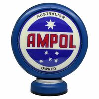 Boyle Ampol Petrol Bowser Sign Handmade Vintage Ornament Model Table Top