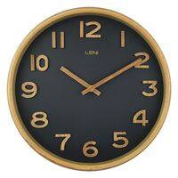 Leni Tilia Wall Clock 25.5cm Black