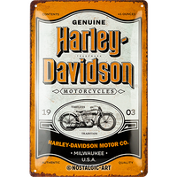Harley-Davidson Sign Milwaukee 20x30x0.5cm