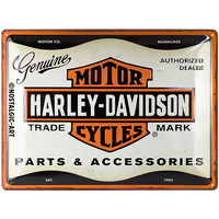 Nostalgic-Art Large Sign Harley - Parts & Accessories 30x40x0.5cm