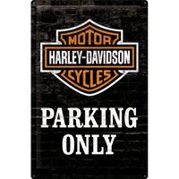 Nostalgic-Art XL Sign Harley-Davidson Parking Only 40x60cm