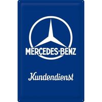 Nostalgic-Art XL Sign Mercedes-Benz Customer Service 40x60cm