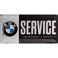 Nostalgic-Art Long Sign BMW - Service 25x50x0.3cm