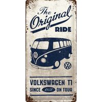 Nostalgic-Art Long Sign VW Bulli The Original Ride 25x50cm