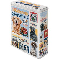 Nostalgic-Art Tin Storage Box XL Premium Dog Food 8x19x26cm