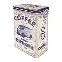 Nostalgic-Art Clip Top Storage Tin Citroën - Coffee Truck 7.5x11x17.5cm