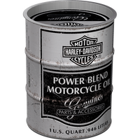 Nostalgic-Art Money Box Oil Barrel Harley-Davidson Power Blend 9.3x9.3x11.5cm