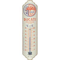 Nostalgic-Art Thermometer Ducati - Moto Servizio Meccanica 28x6.5x2cm