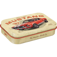 Nostalgic-Art Mint Box XL Ford Mustang - GT 1967 Red 10x6x2cm