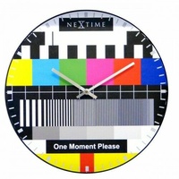 Boyle NeXtime Battery Operated  Indoor Stylish Dome Testpage Wall Clock