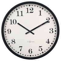 NeXtime Dickens Large Wall Clock 50cm - Cream