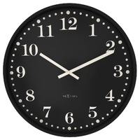 NeXtime Dickens Large Wall Clock 50cm - Black