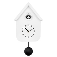 NeXtime Twitter Cuckoo Wall Clock 21.5X41.5X8.5cm - White