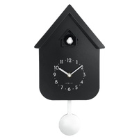 NeXtime Twitter Cuckoo Wall Clock 21.5X41.5X8.5cm - Black