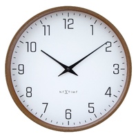 NeXtime Lyra Wall Clock 30cm - White