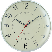 NeXtime Rotterdam Wall Clock 30.5cm - Silver & Light Green