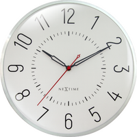 NeXtime Rotterdam Wall Clock 30.5cm - Silver & Off White