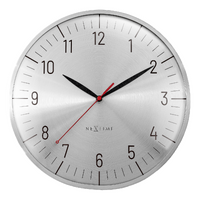 NeXtime Frankfurt Wall Clock 30.5cm - Silver