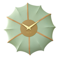 NeXtime Ultimo Wall Clock 50cm - Green Pea