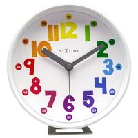 NeXtime Sophia Alarm Clock with Night Light 12.5 x 13 x 5.5cm