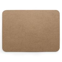 3 Pieces of Craft MDF Rectangle Placemat 21x29x0.3cm