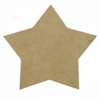 Boyle Paintable Coaster 5 Point Star Sets of 10 Coasters Mat Insulates Heat