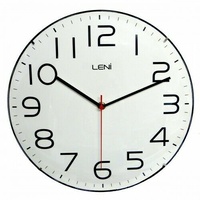 Boyle Leni Home Decor Stylish Designer Classic Wall Clock White 30cm