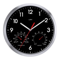 Leni Weather Resistant Wall Clock - Black - 31 x 31 x 5cm
