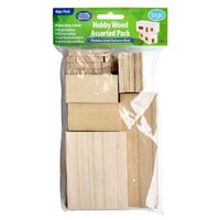 Hobby Wood Assorted Pack 46pcs