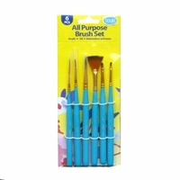 Boyle All Purpose Craft Brush Value Set For Acrylic Oil Paint Watercolour