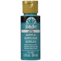 FolkArt Premium Acrylic Paint 59ml Aqua - Matt Finish
