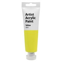 Artist Acrylic Paint 100ml Yellow