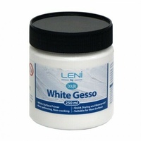 Boyle Leni White Gesso 250ml - Creates Fine-Grit finish with maximum "Tooth"