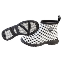 Muck Boots Breezy Ankle Insulated Rain Boot for Ladies Women's - Black Gingham