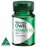 Natures Own Vitamin B3 500Mg 0219 Tablets 60