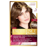 Loreal Excellence 5 Brown Triple Care Colour Advanced technology