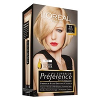Loreal Preference 9.1 Viking fashionable high-shine colour that doesn't fade